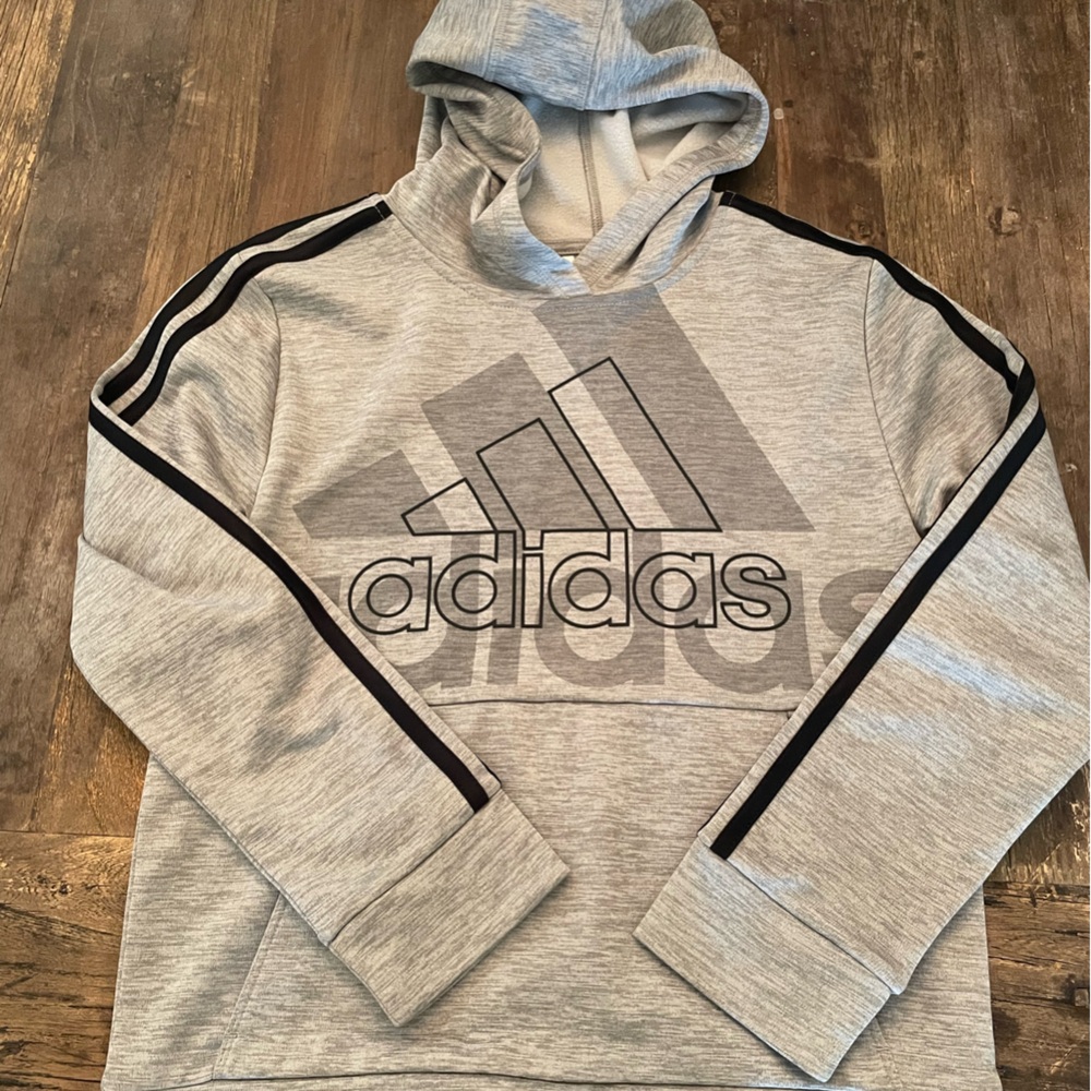 Adidas Gray Hoodie Sweater